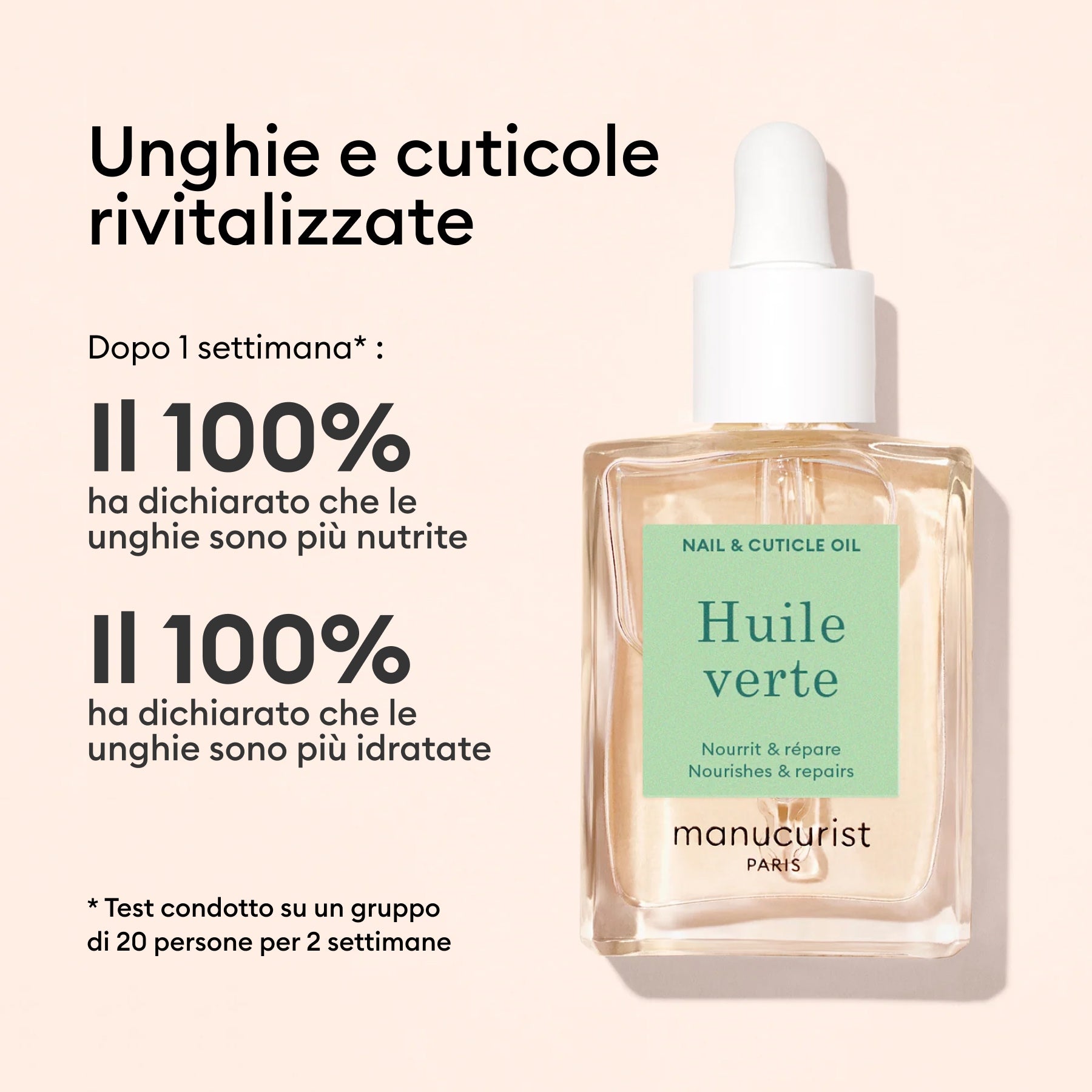 Manucurist Huile Verte huile cuticules hydratante 6 huiles