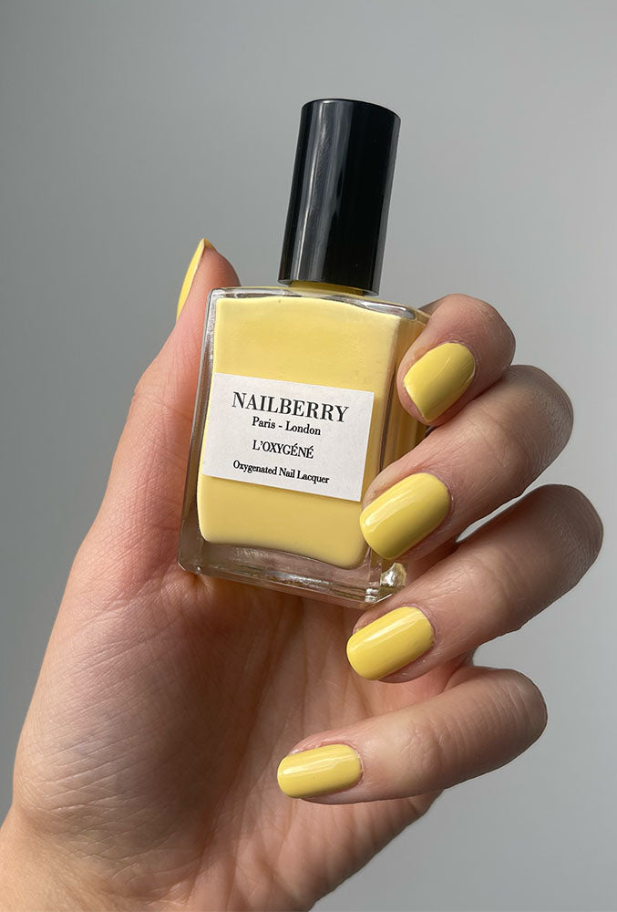 Nailberry L'Oxygéné Simply The Zest vernis 14ml jaune pastel