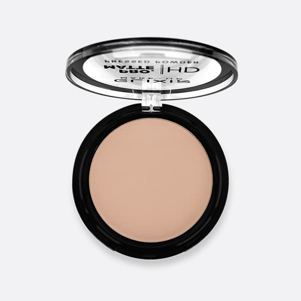 Élixir Pro Matte Pressed Powder HD poudre 205 Choco Love mate
