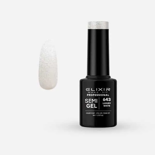 Élixir Semi Gel #643 vernis semi-permanent 5 ml blanc