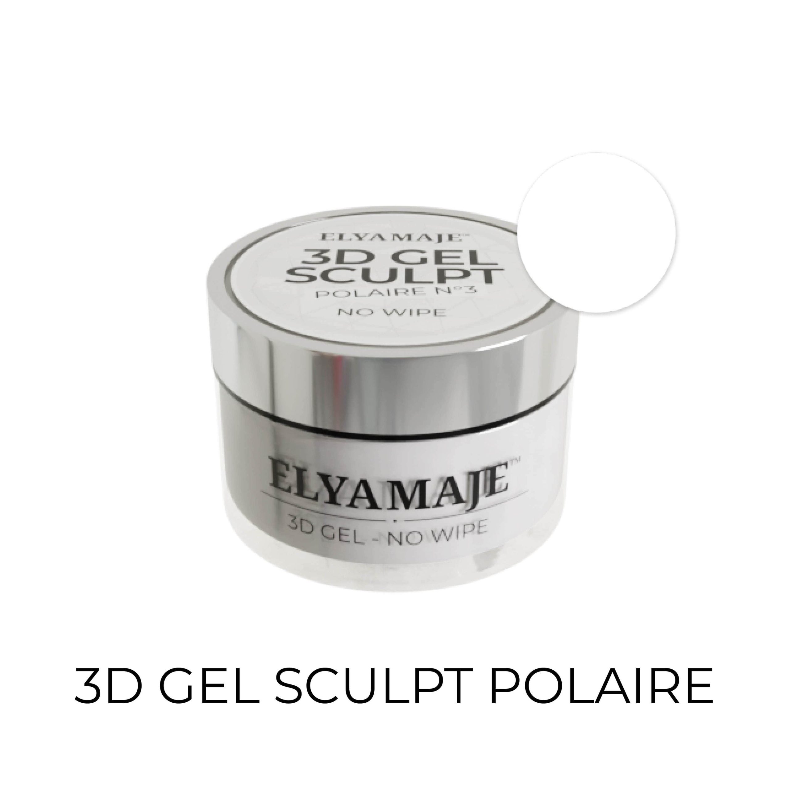 Elyamaje 3D Gel Sculpt n°3 Polaire gel nail art sans résidu