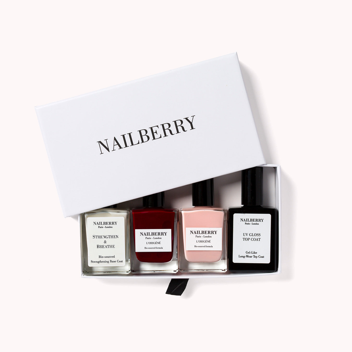 Nailberry 4-Piece Large boîte cadeau vide 4 vernis
