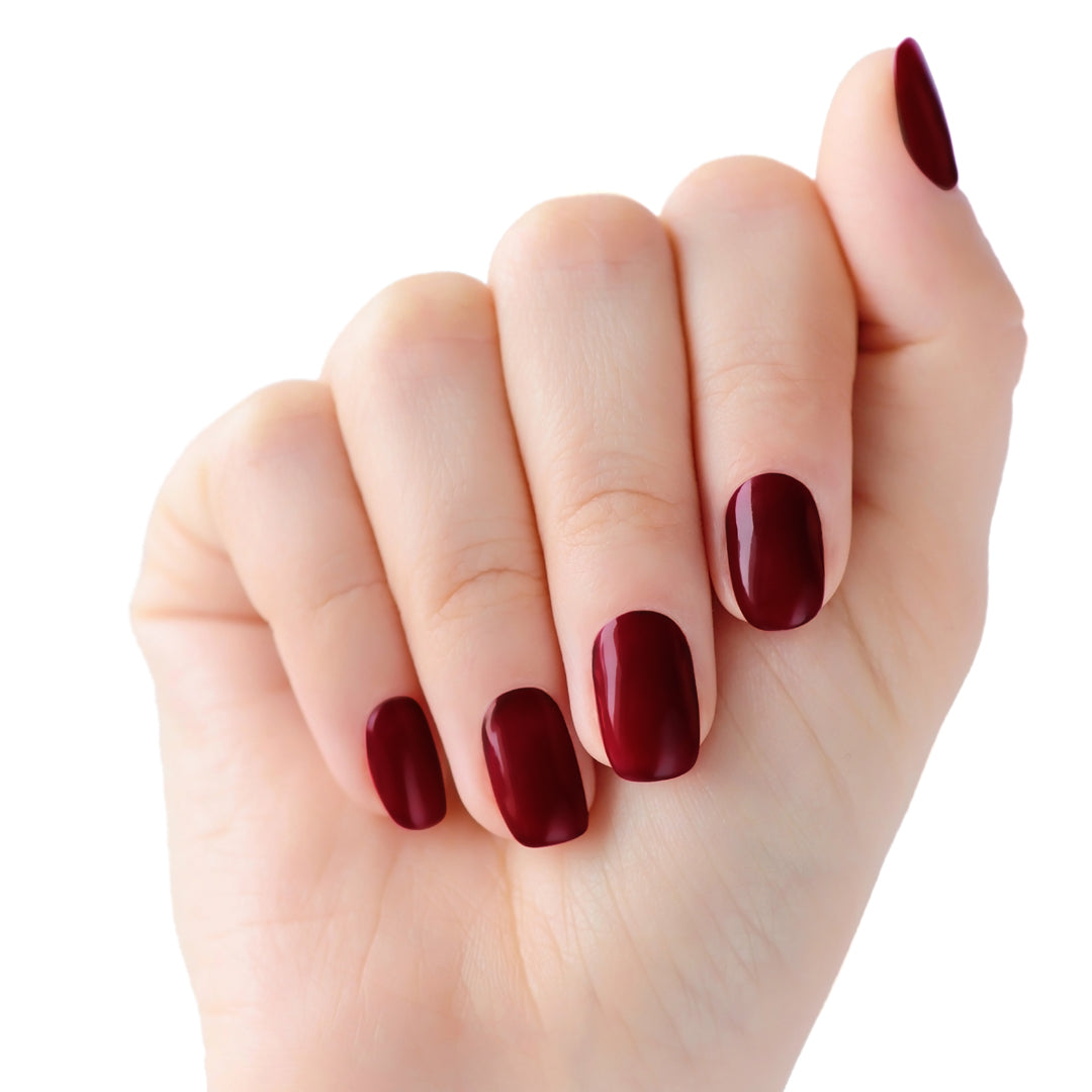 NAIL KIND The Colour Squad Wine O'Clock vernis rouge bordeaux