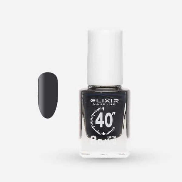 Élixir 40 Secondes 377 vernis séchage rapide gris 8j