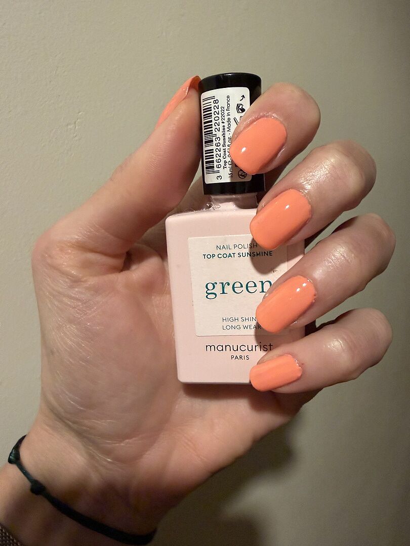 Manucurist Green Tangerine vernis à ongles orange néon