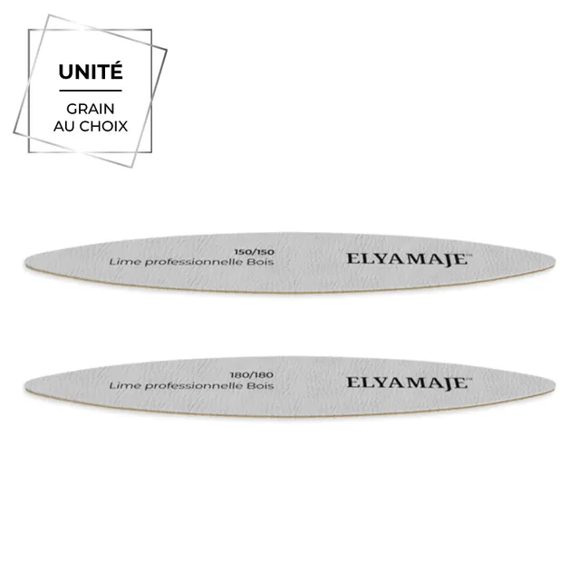 Elyamaje lime ovale en bois manucure douce
