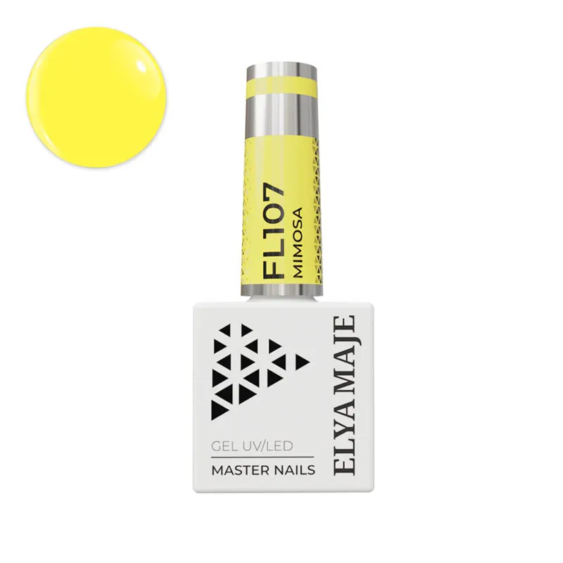 Elyamaje N°107 Mimosa Vernis Semi-Permanent Longue Tenue