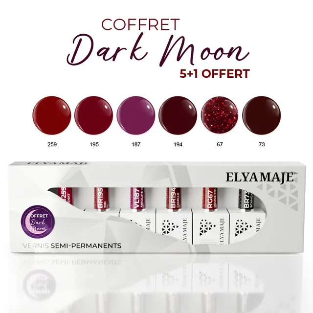 Elyamaje Dark Moon coffret vernis semi-permanent édition limitée
