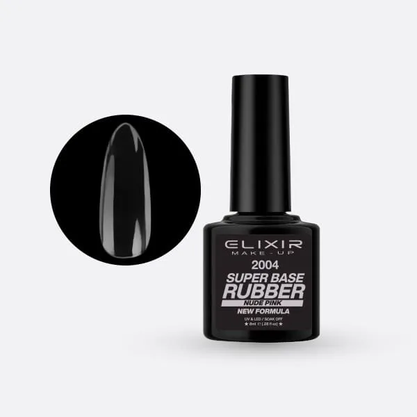 Élixir Super Rubber base semi-permanent 8ml 2004 nude pink