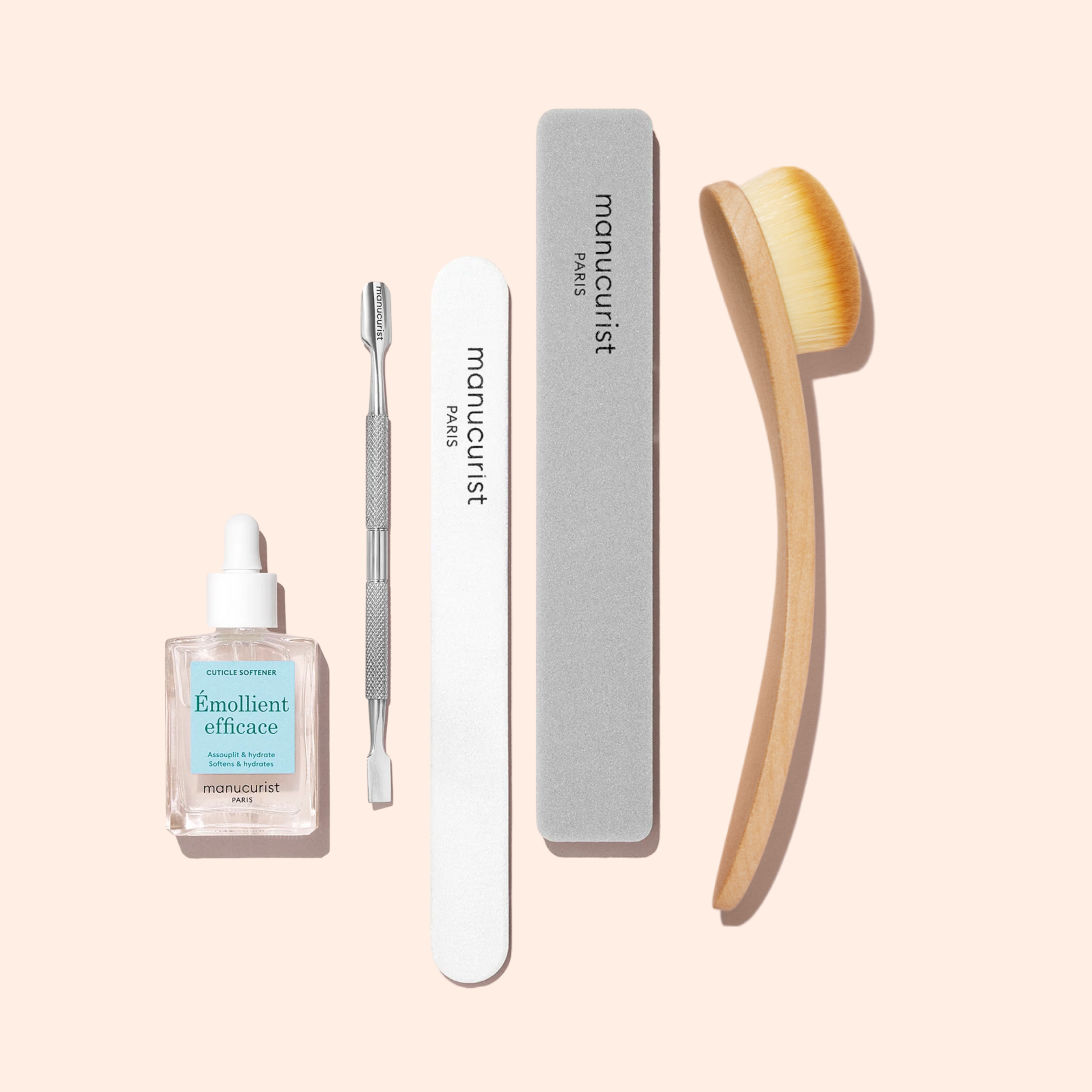 Manucurist Pinceau Poussière brosse ongles bois FSC
