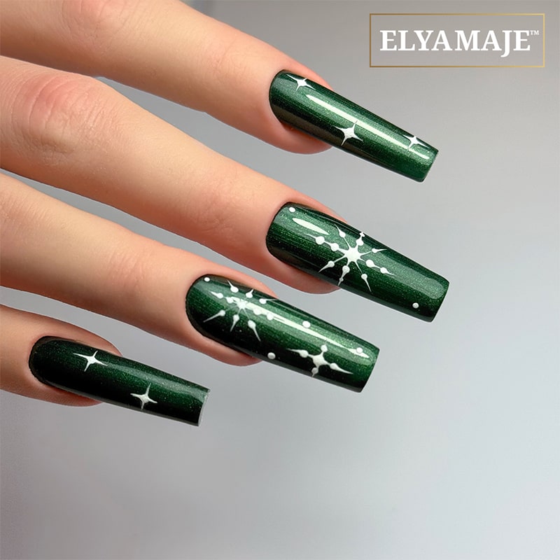 Elyamaje N° 140 Green Star vernis semi-permanent vert