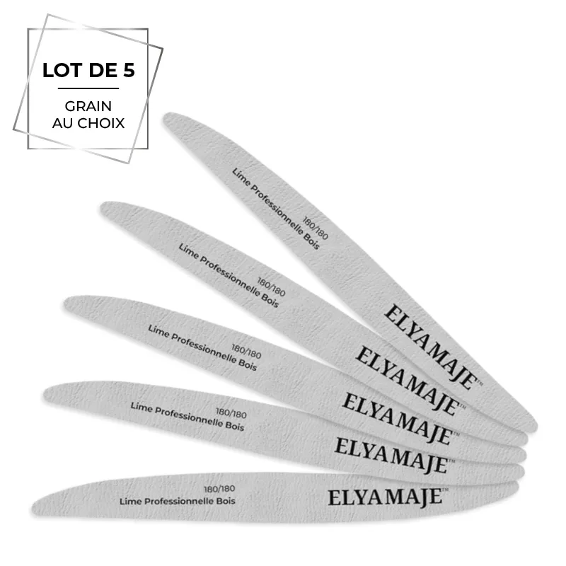 Elyamaje Lime Double Couteau en Bois x5 Grain Doux