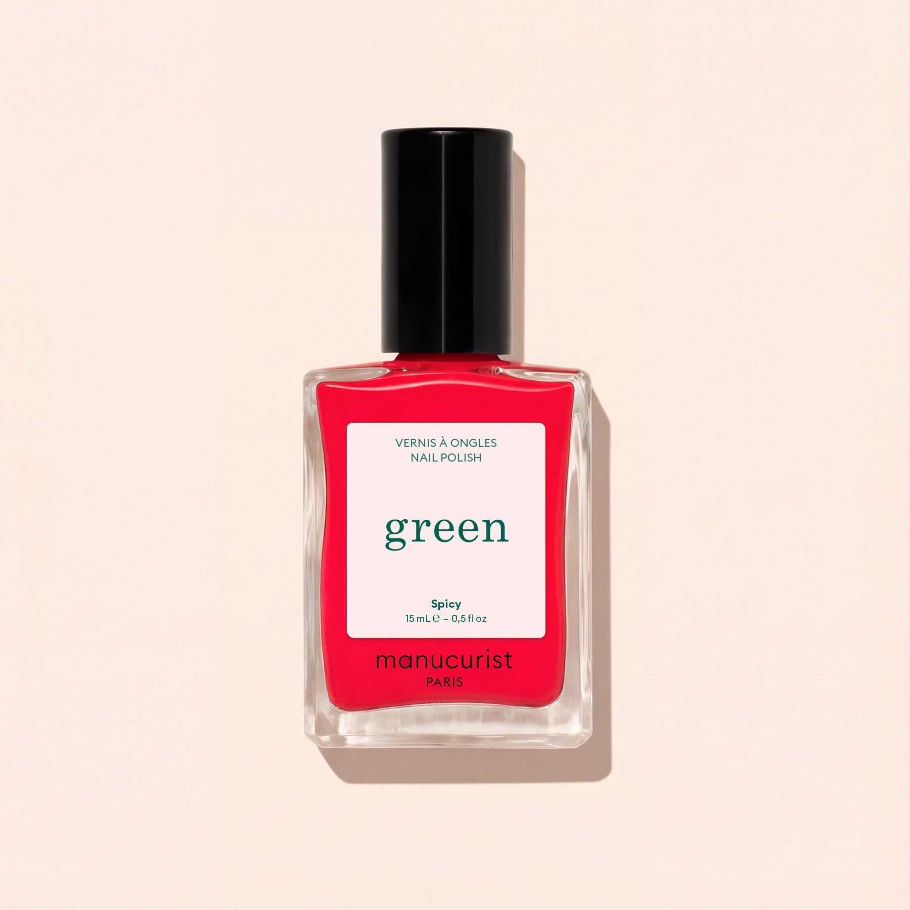 Manucurist Green Spicy vernis à ongles rouge opaque