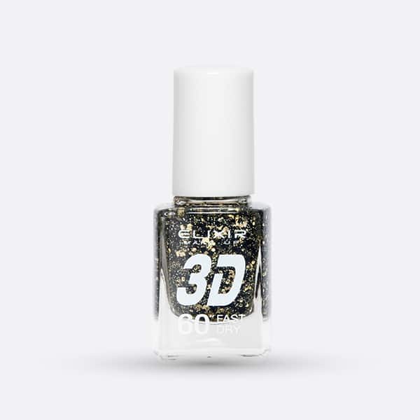 Élixir 3D Glitter vernis à ongles n°258 effet pailleté séchage rapide