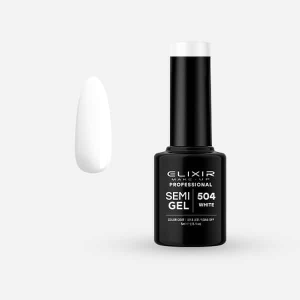 Élixir Semi Gel #504 vernis semi-permanent 5ml blanc