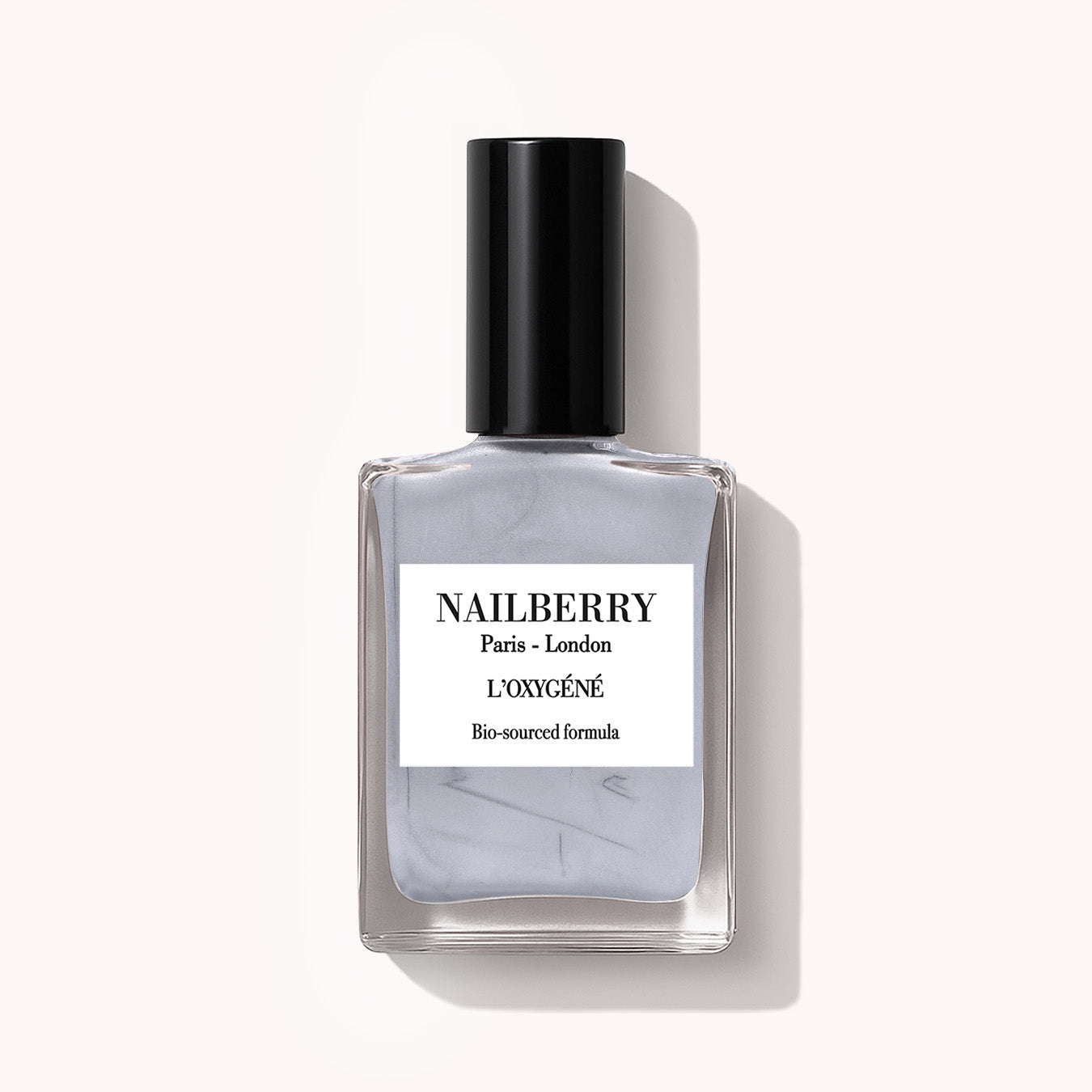 Nailberry L'Oxygéné Silver Lining vernis 15ml argent métallisé