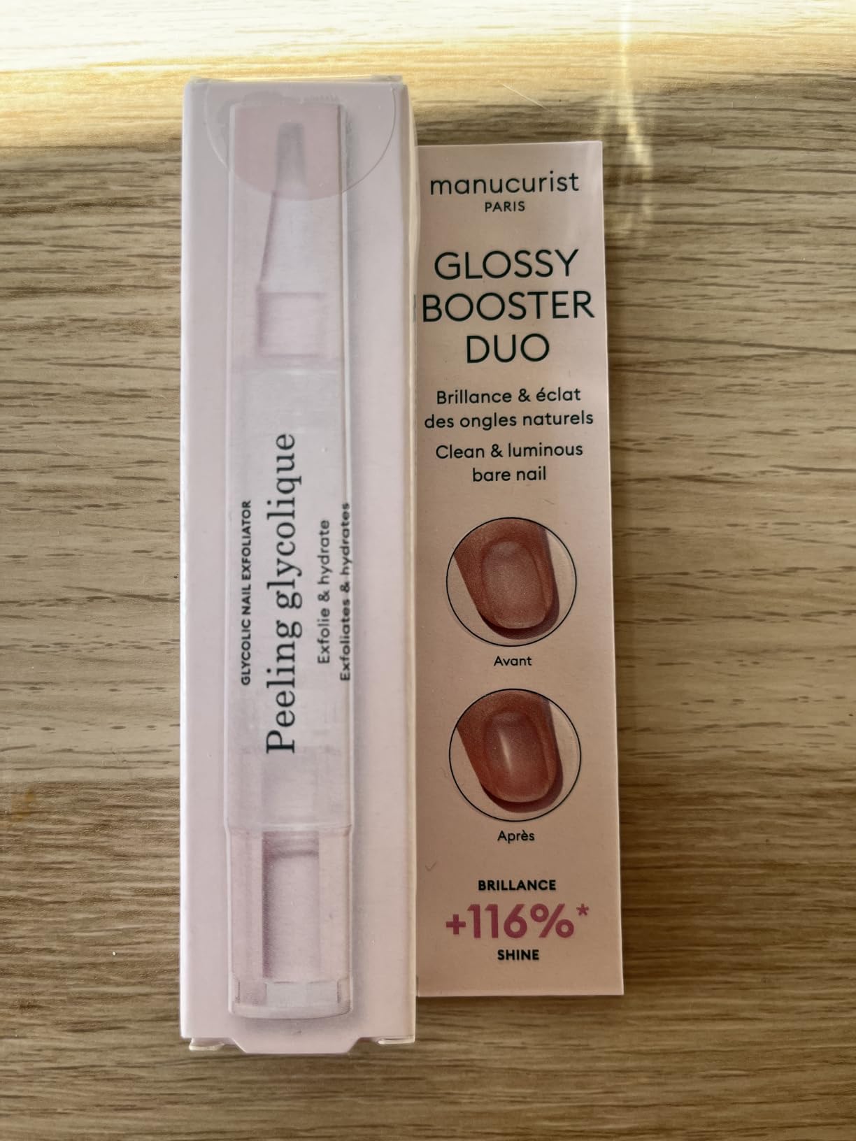 Manucurist Glossy Booster Duo kit manucure japonaise brillance
