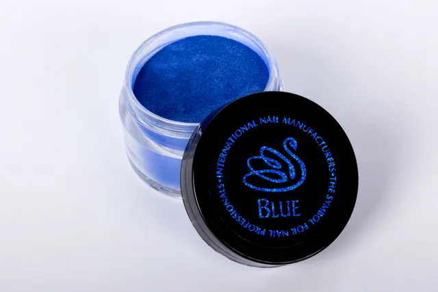 INM Blue poudre acrylique 0,5 oz bleu intense