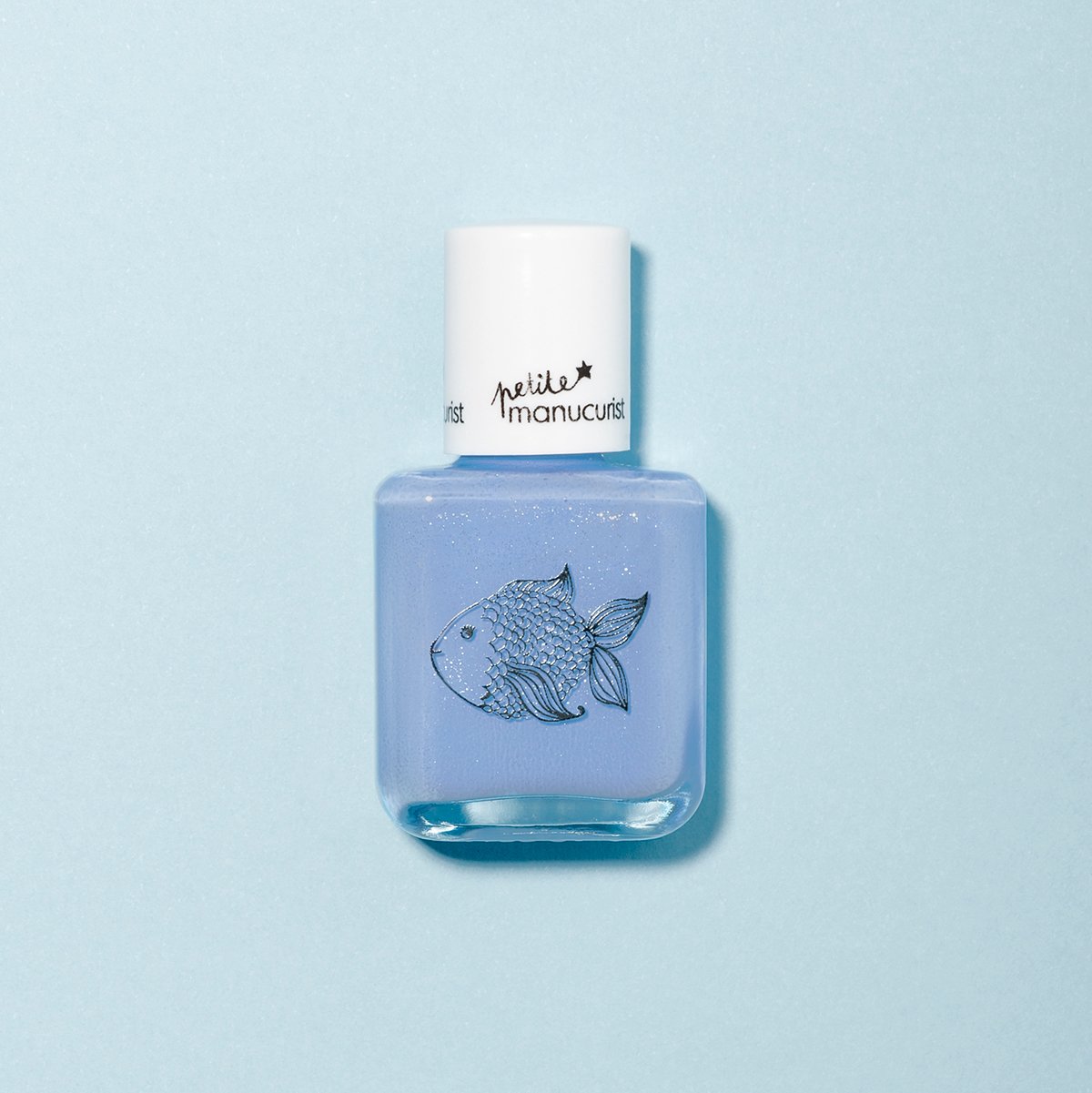 Manucurist Pomme la Poissonne vernis enfant bleu irisé