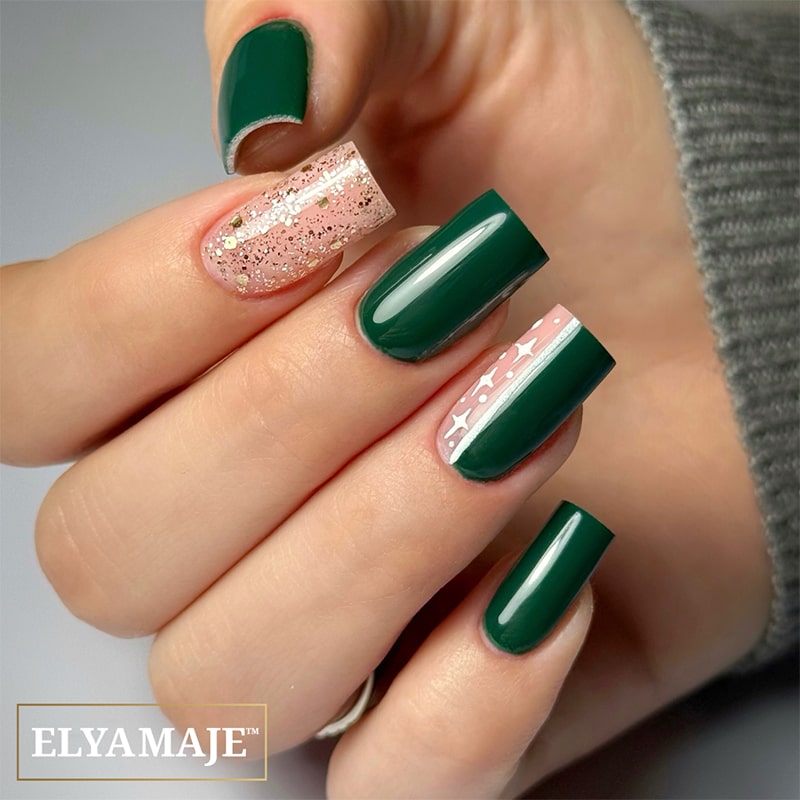 Elyamaje N° 135 Jungle Rainy vernis semi-permanent couvrant