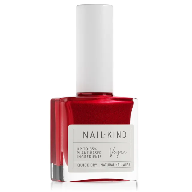 NAIL KIND The Colour Squad Chrome Queen vernis rouge micro-pailleté