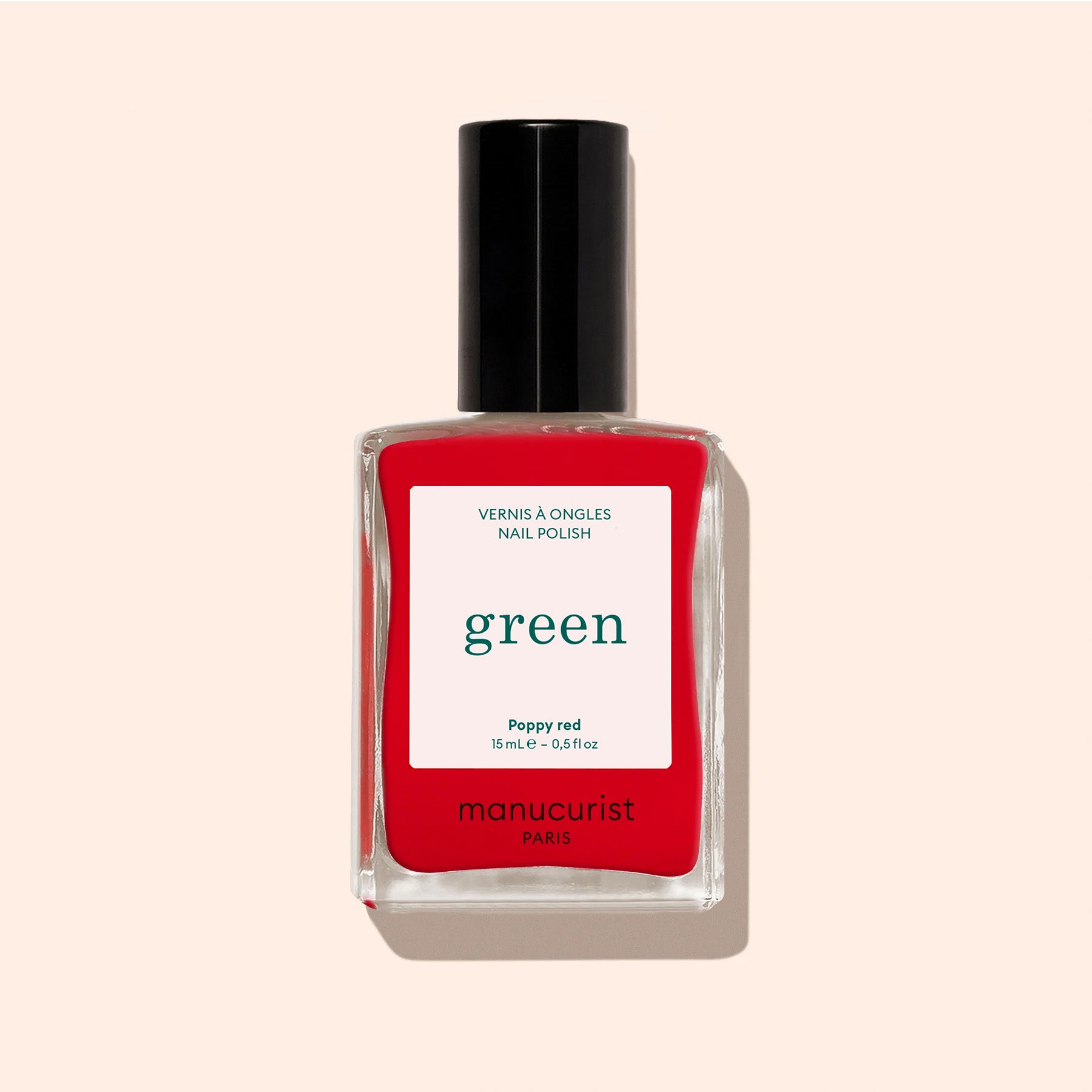 Manucurist Green vernis Poppy Red rouge vif