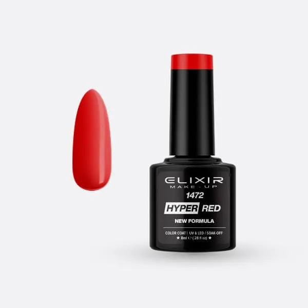 Elixir Hyper N°1472 vernis semi-permanent 8 ml rouge