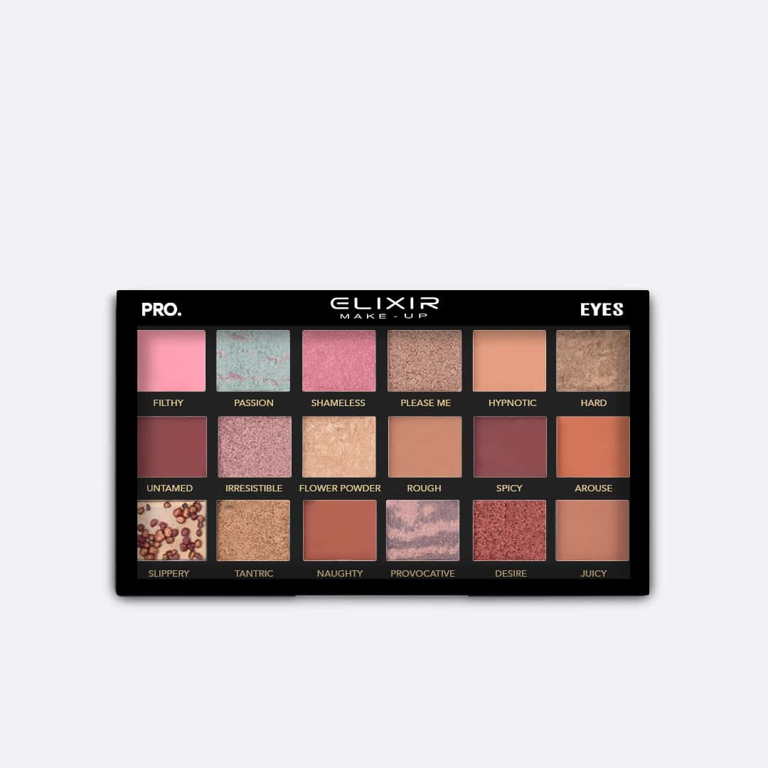 Élixir Pro Eyes #777B palette fards à paupières 18 teintes