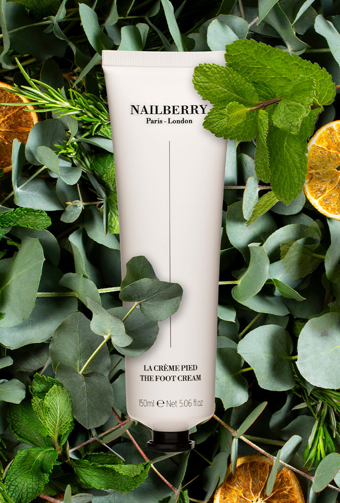 Nailberry Spa Line crème pieds 150 ml menthe hydratante