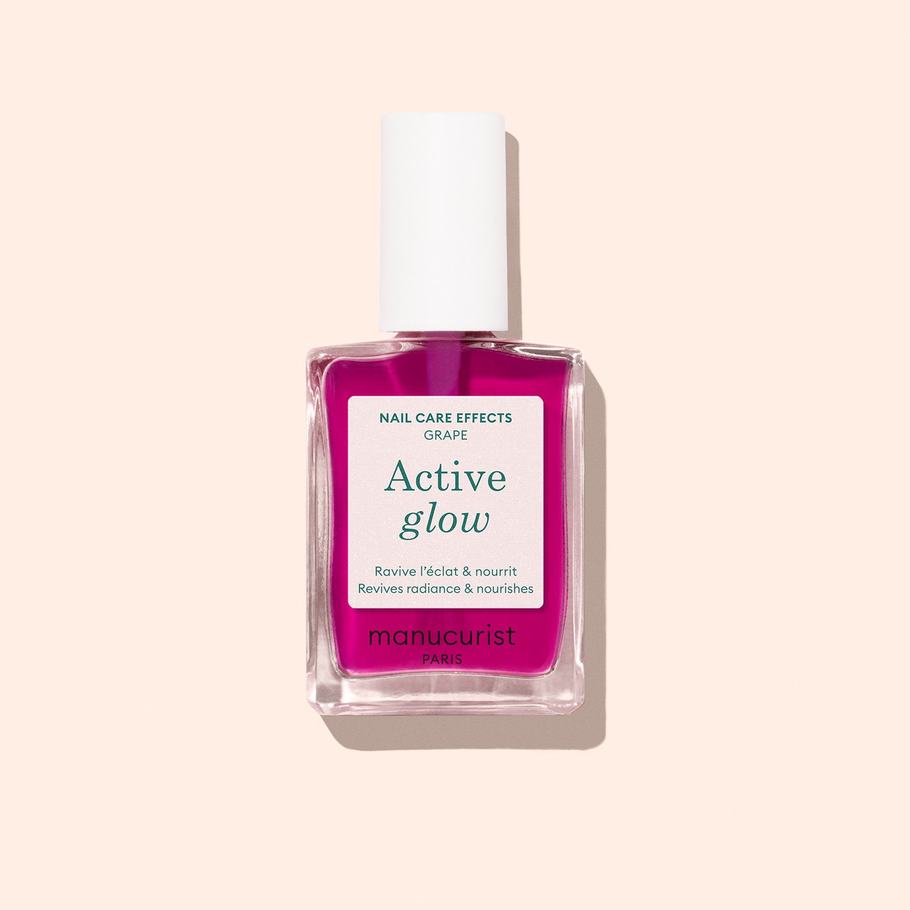 Manucurist Active Glow Grape vernis soin lilas gloss