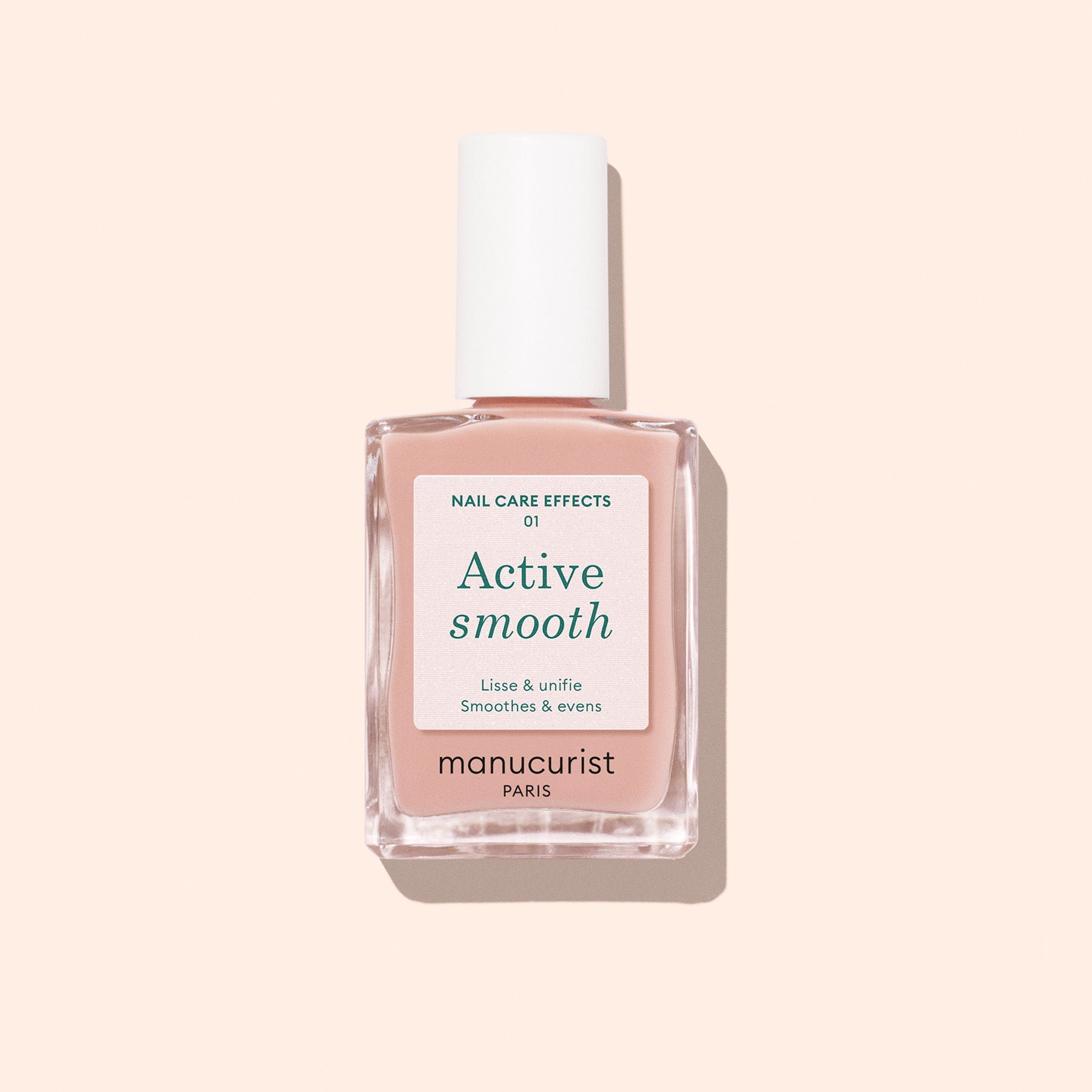 Manucurist Active Smooth 01 vernis soin beige satiné lissant