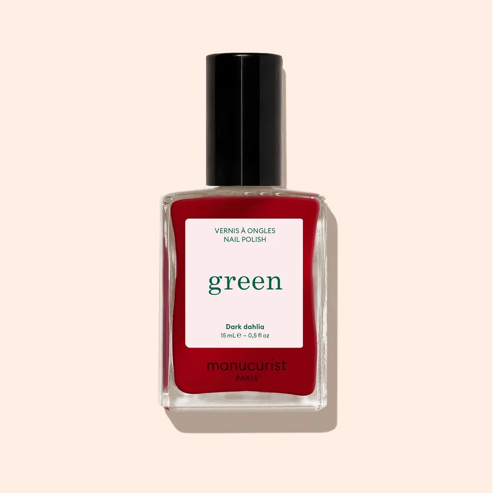 Manucurist Green Dark Dahlia vernis rouge foncé opaque