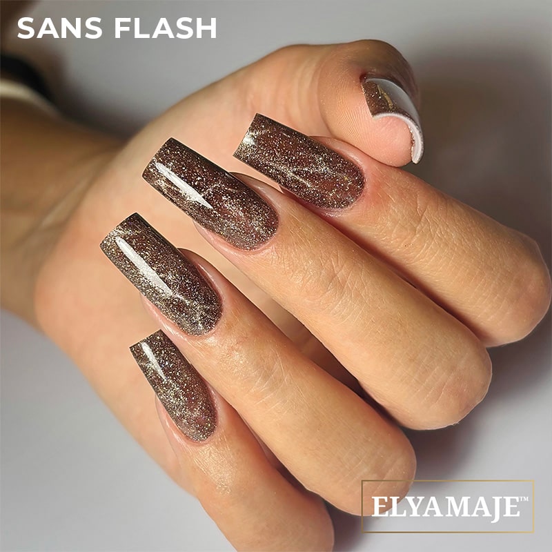 Elyamaje N°296 Paloma vernis semi-permanent cat eyes réfléchissant