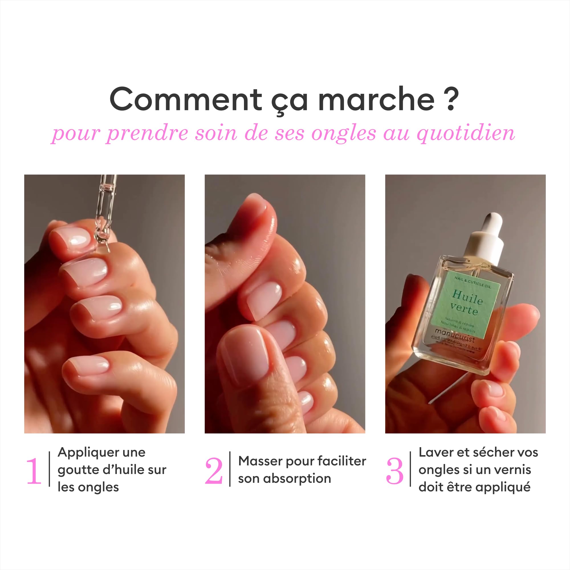 Manucurist Huile Verte huile cuticules 15ml nourrissante