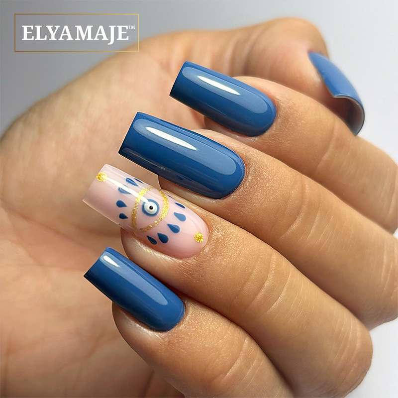 Elyamaje N°158 Midnight vernis semi-permanent foncé