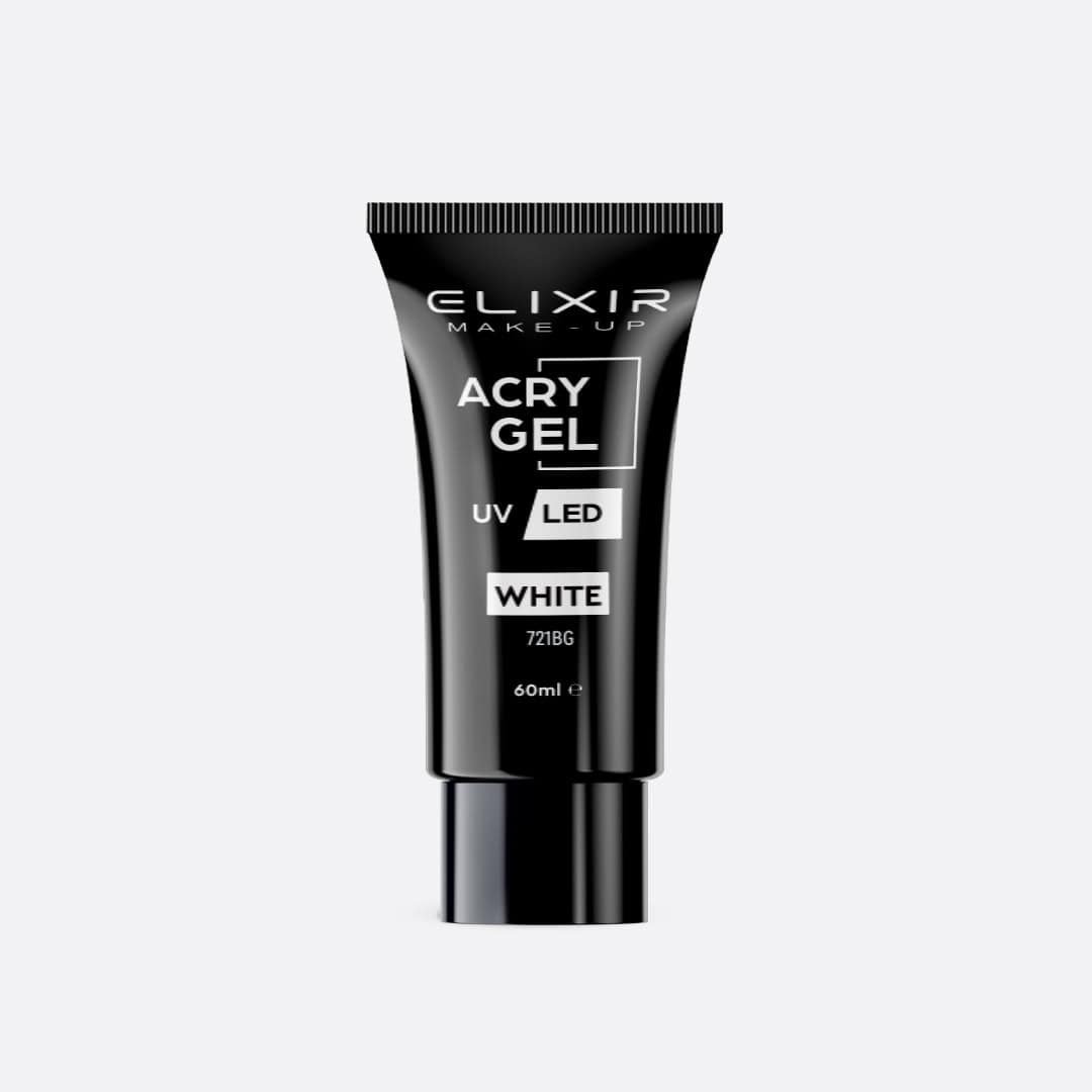 Élixir Acrygel #721BG gel acrylique 60g blanc résistant