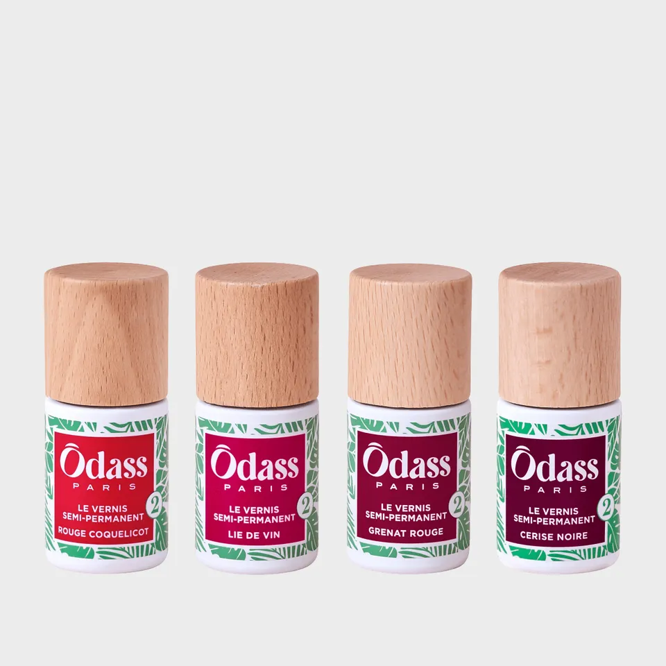 Ôdass Paris Quatuor des Rouges vernis semi-permanent 4x10ml