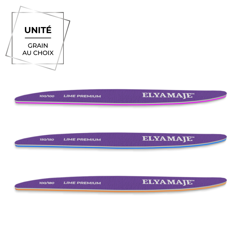 Elyamaje Lime Double Couteau Pro lime ongle abrasive