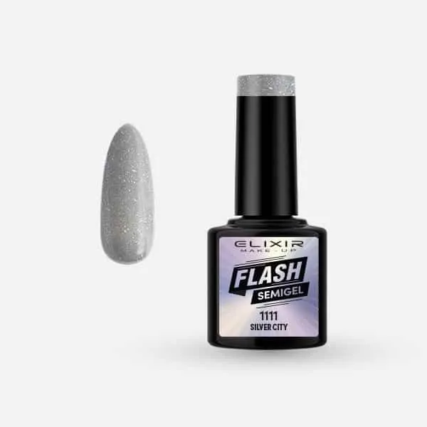 Élixir Flash #1111 Silver City vernis semi-permanent 8ml