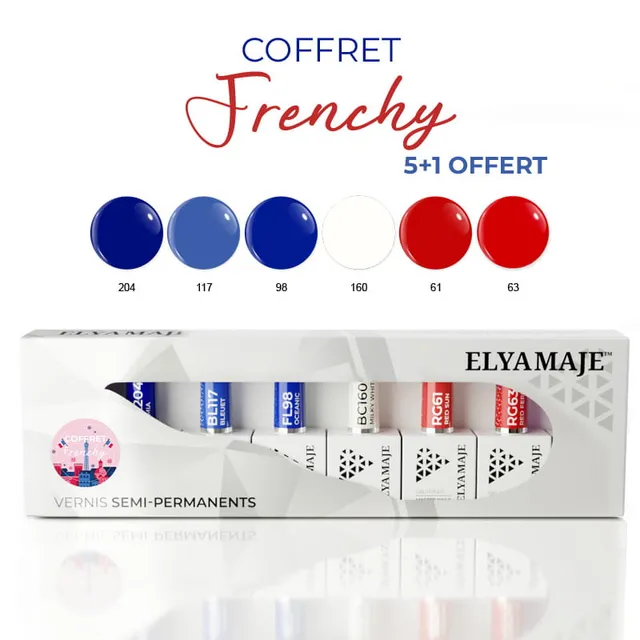 Elyamaje Frenchy vernis semi-permanent coffret édition limitée longue tenue