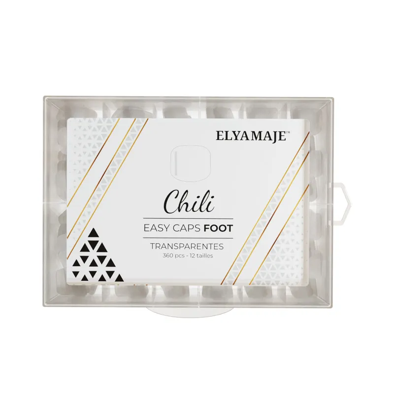 Elyamaje Foot Chili capsules pied transparentes Easy Caps