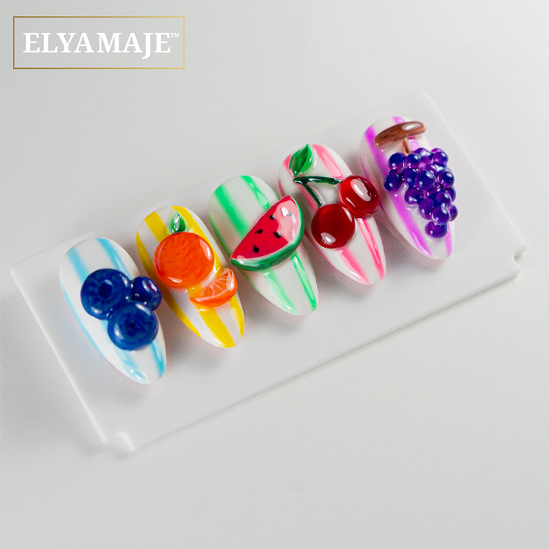 Elyamaje 3D Gel Sculpt n°1 gel nail art clear relief