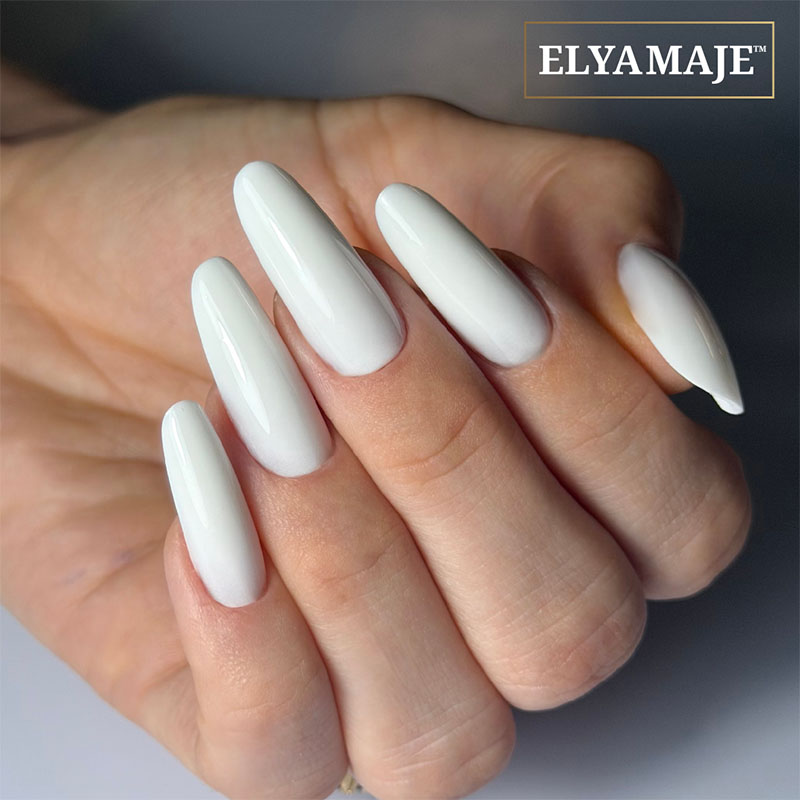 Elyamaje Acrypop Tube n°02 Snow White gel UV blanc