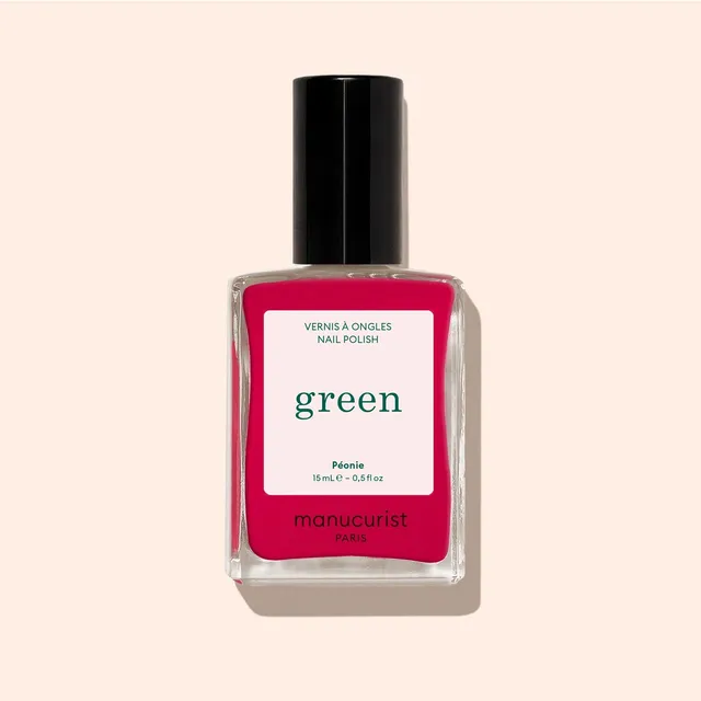 Manucurist Green Péonie vernis rose framboise