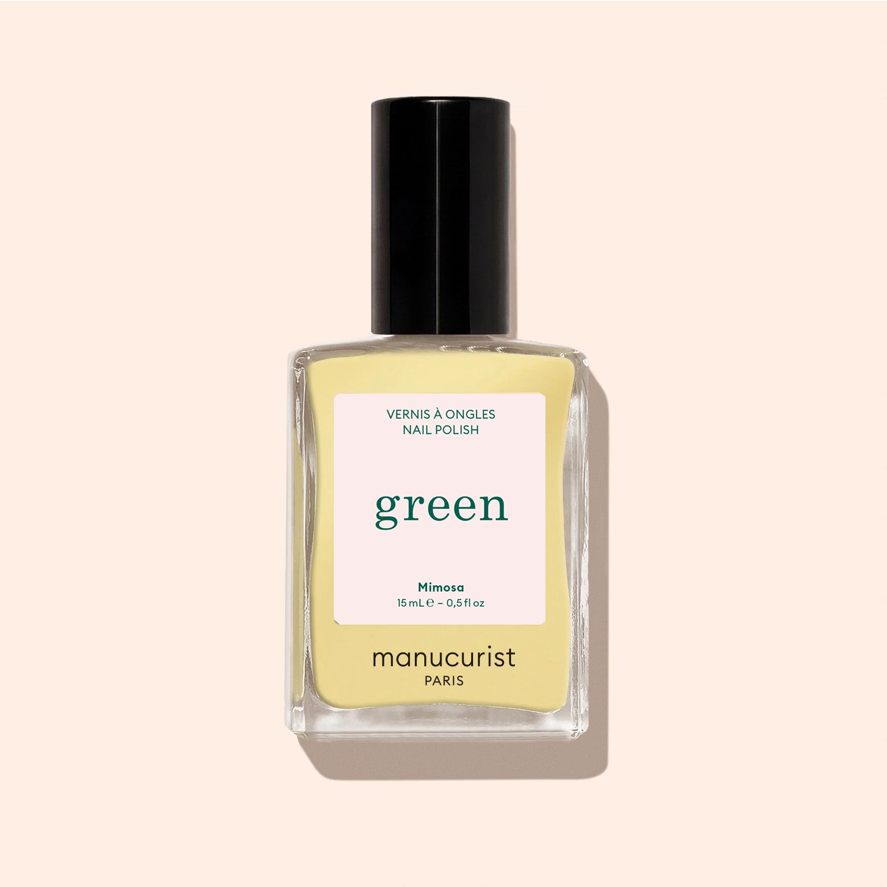 Manucurist Green Mimosa vernis à ongles jaune pastel