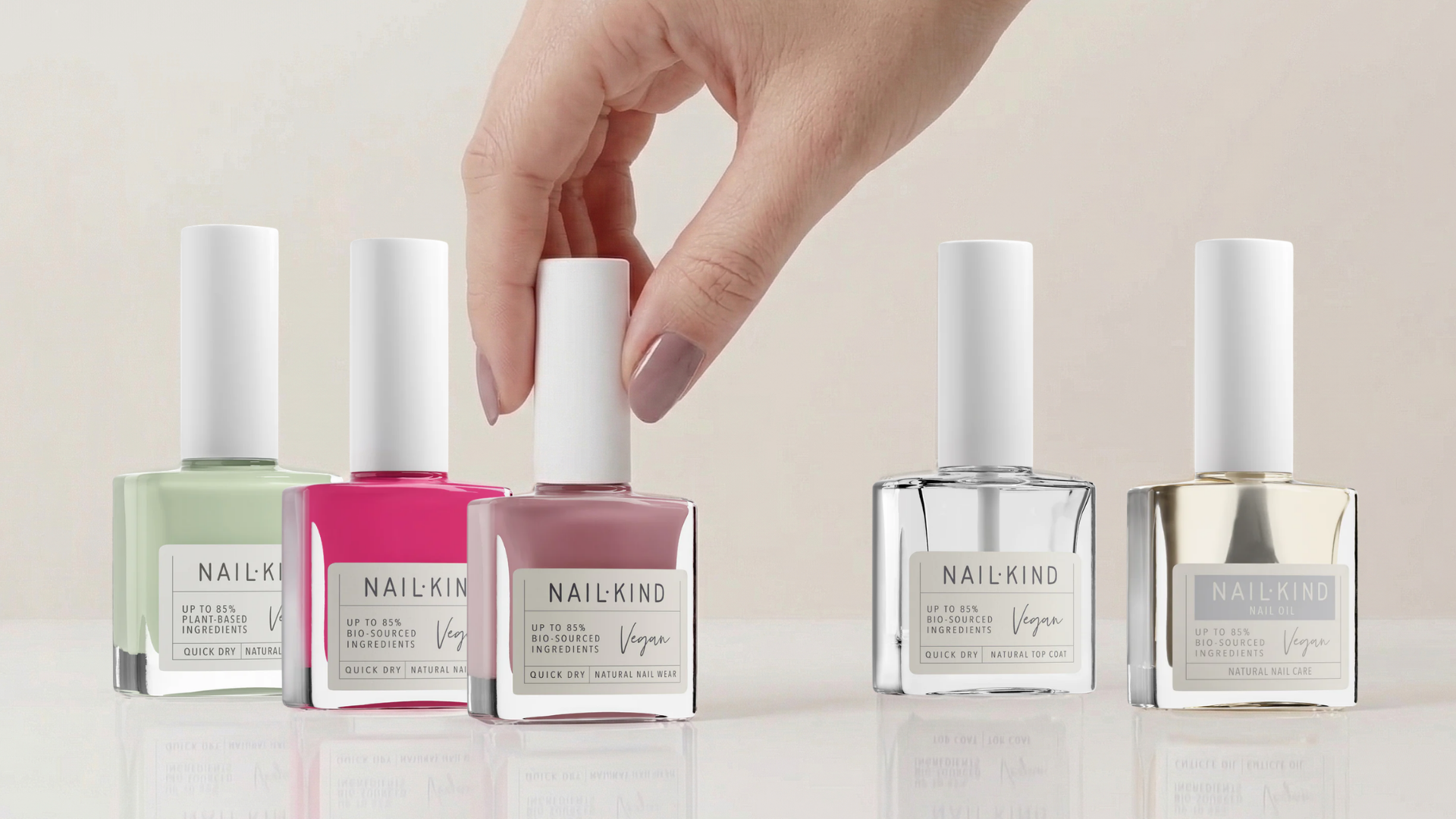 NAIL KIND Discovery Kit The Icon Set kit vernis 5 pièces vegan