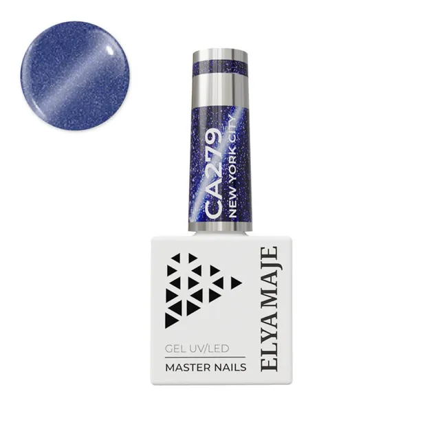 Elyamaje N° 279 New York City vernis semi-permanent cat eyes