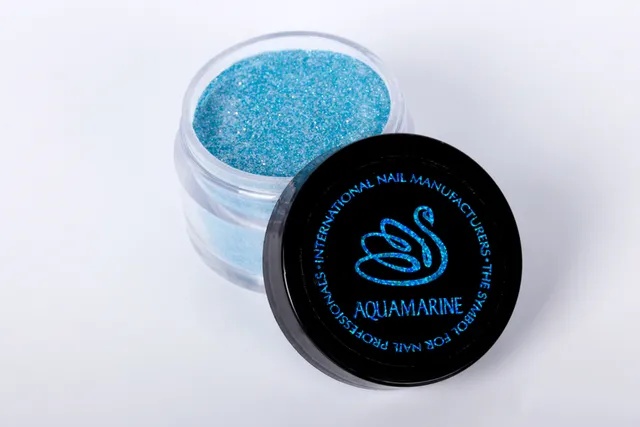 INM Aquamarine poudre acrylique 0,5 oz couvrante