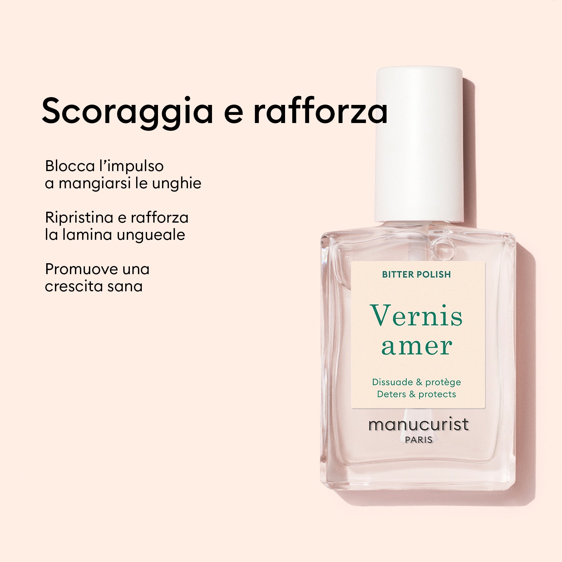 Manucurist Vernis Amer soin ongles anti-rongement