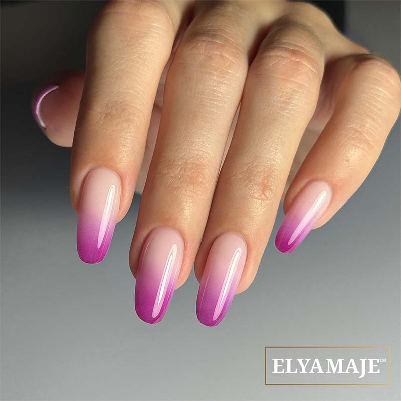 Elyamaje Ultra Baby Paint 04 Violine gel nail art babyboomer
